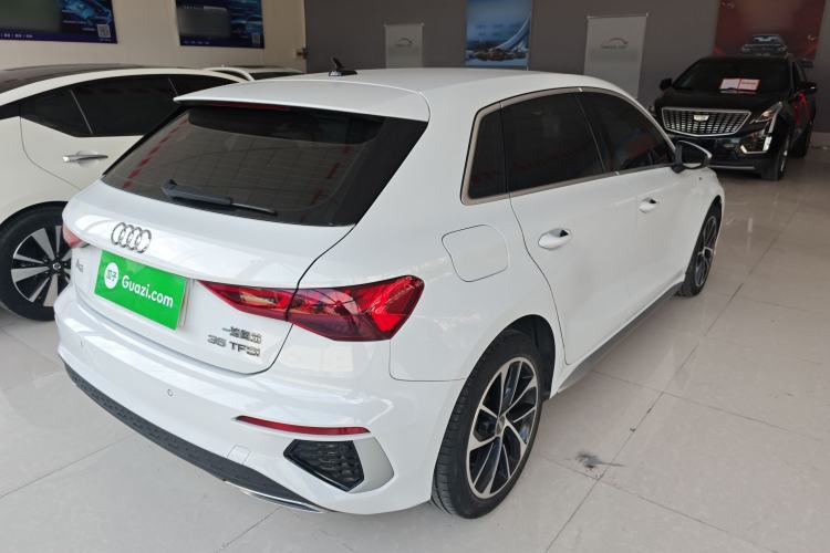 Used Audi A3 2021 Sportback 35 TFSI Advanced Sport Edition Rear Right 45 Deg