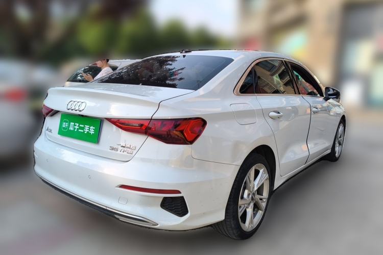 Used Audi A3 2021 A3L Limousine 35 TFSI Fashionable and Elegant Model Rear Right 45 Deg