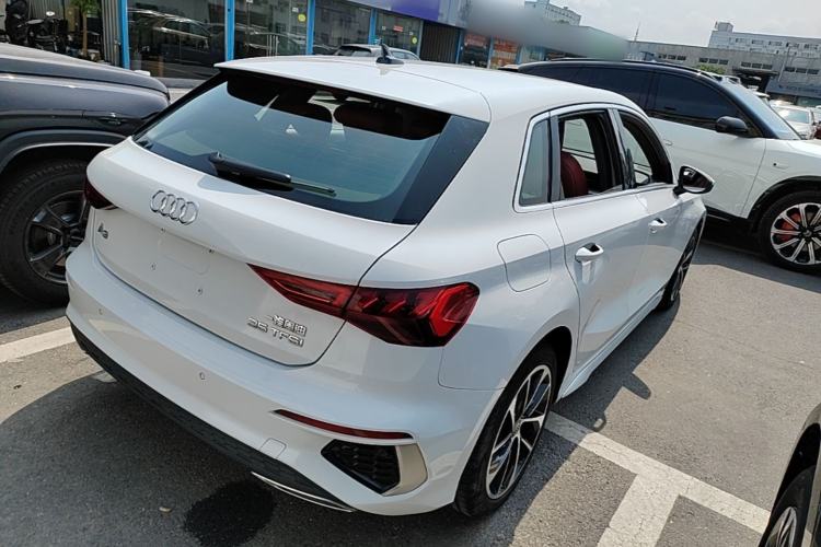 Used Audi A3 2021 Sportback 35 TFSI Advanced Sport Edition Rear Right 45 Deg