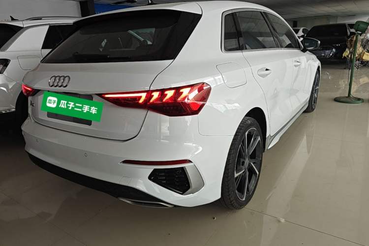 Used Audi A3 2021 Sportback 35 TFSI Advanced Sport Edition Rear Right 45 Deg
