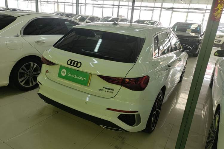 Used Audi A3 2021 Sportback 35 TFSI Advanced Sport Edition Rear Right 45 Deg