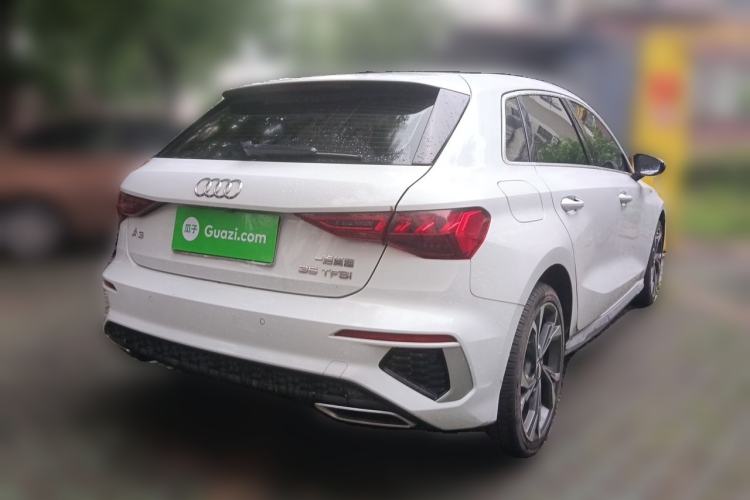 Used Audi A3 2021 Sportback 35 TFSI Luxury Sports Model Rear Right 45 Deg