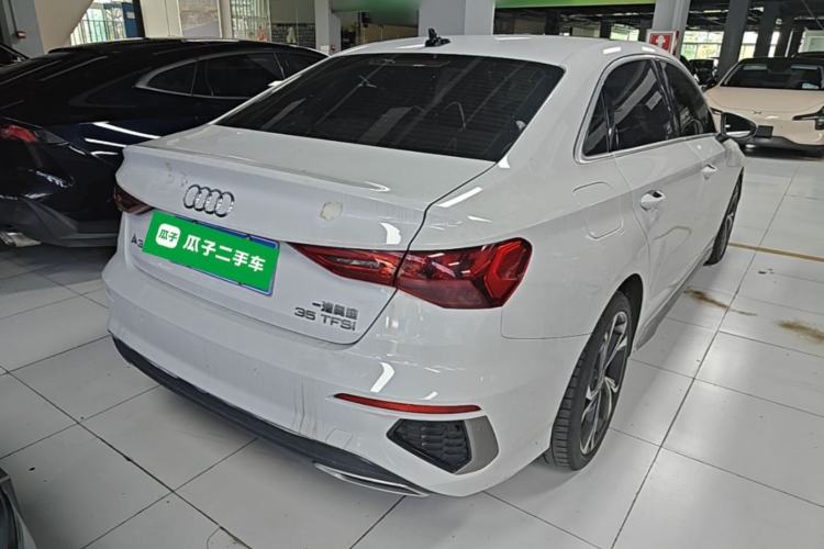 Used Audi A3 2021 A3L Limousine 35 TFSI Luxury Sport Edition Rear Right 45 Deg
