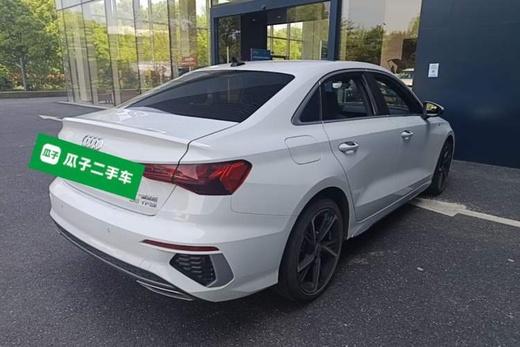 Used Audi A3 2021 A3L Limousine 35 TFSI Luxury Sport Edition Rear Right 45 Deg