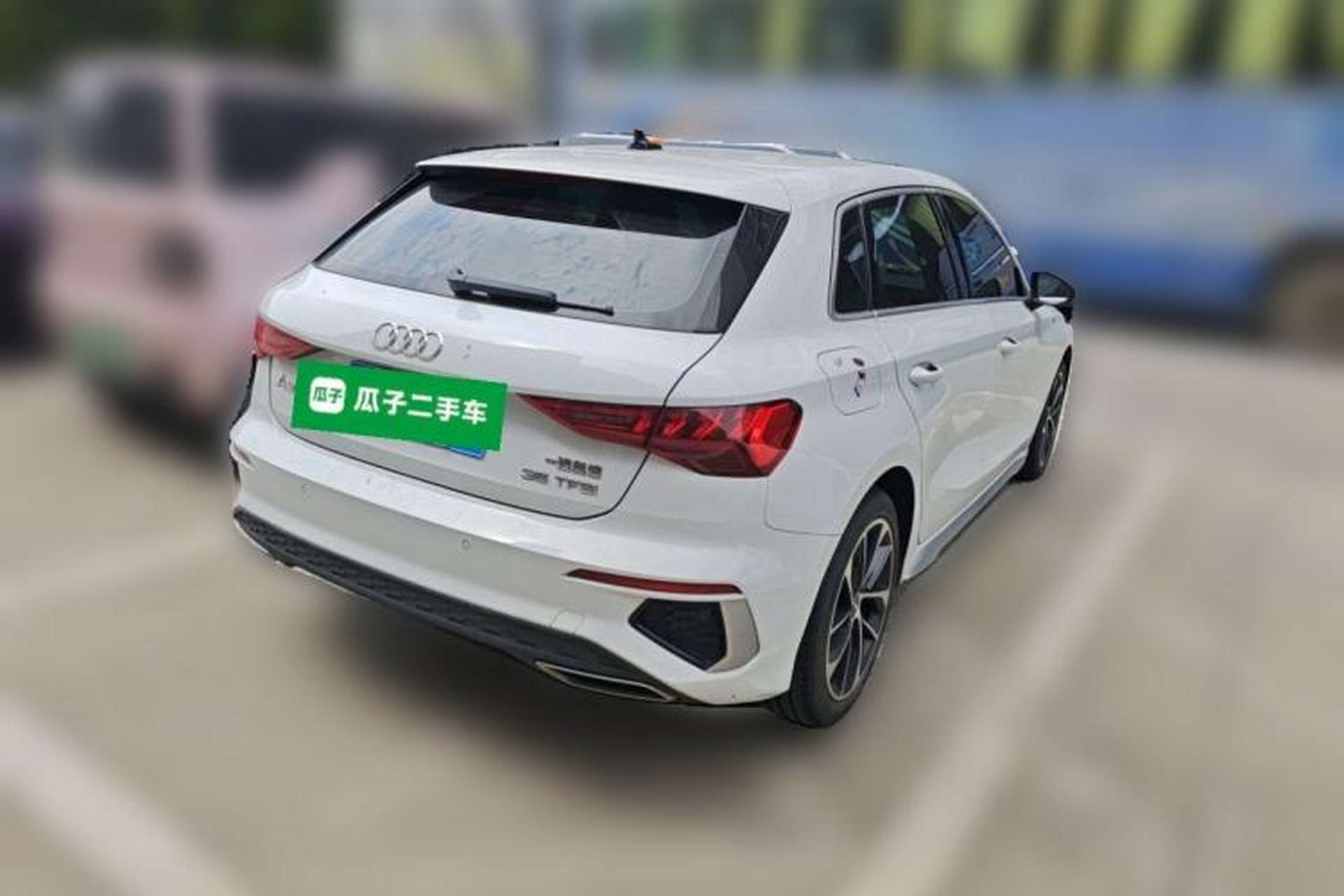 Used Audi A3 2021 Sportback 35 TFSI Advanced Sport Edition Rear Right 45 Deg