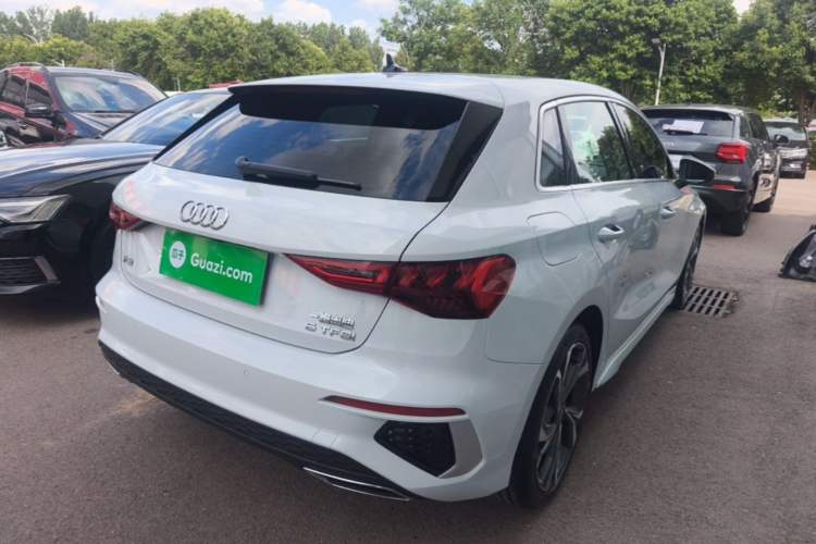 Used Audi A3 2021 Sportback 35 TFSI Luxury Sports Model Rear Right 45 Deg
