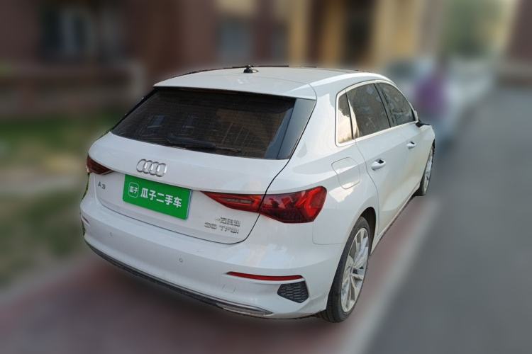 Used Audi A3 2021 Sportback 35 TFSI Luxury Prestige Edition Rear Right 45 Deg
