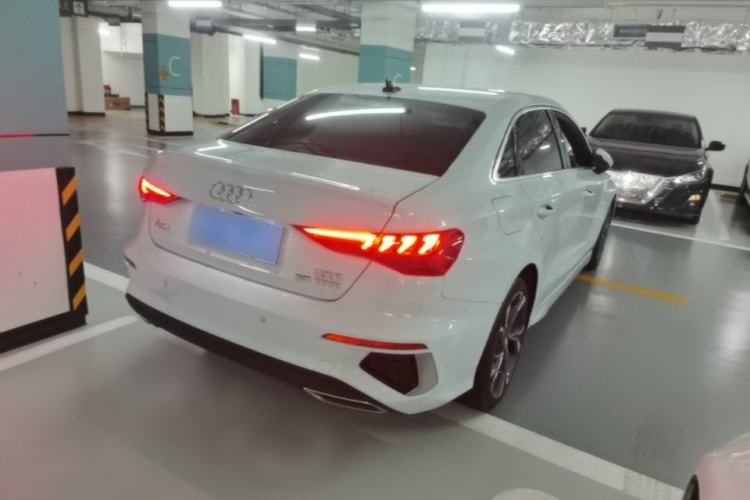 Used Audi A3 2021 A3L Limousine 35 TFSI Luxury Sport Edition Rear Right 45 Deg