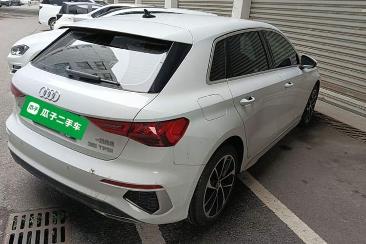 Used Audi A3 2021 Sportback 35 TFSI Advanced Sport Edition Rear Right 45 Deg