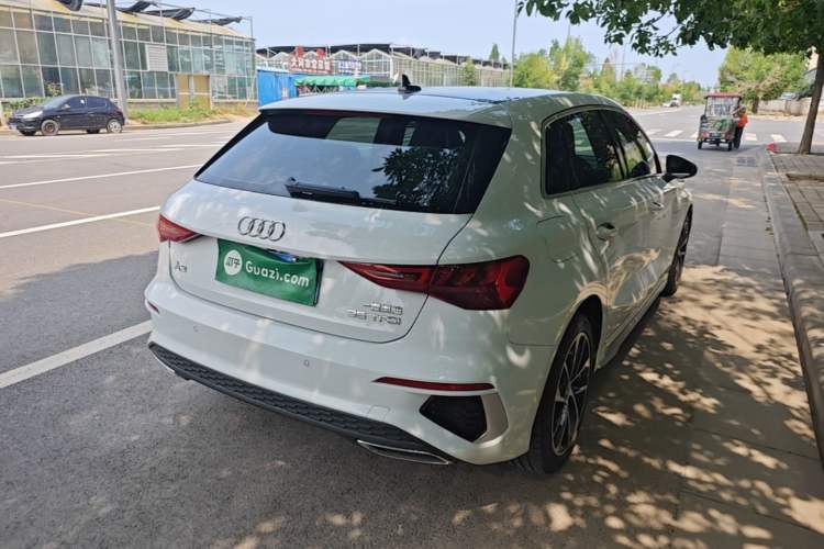 Used Audi A3 2021 Sportback 35 TFSI Advanced Sport Edition Rear Right 45 Deg