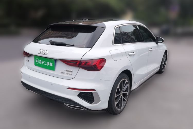 Used Audi A3 2021 Sportback 35 TFSI Advanced Sport Edition Rear Right 45 Deg
