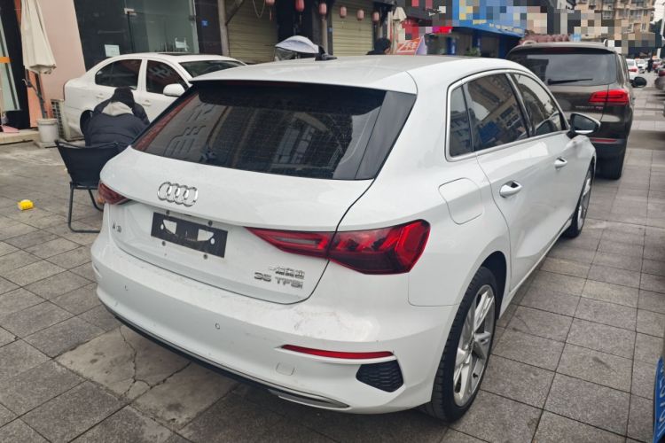 Used Audi A3 2021 Sportback 35 TFSI Stylish and Elegant Model Rear Right 45 Deg