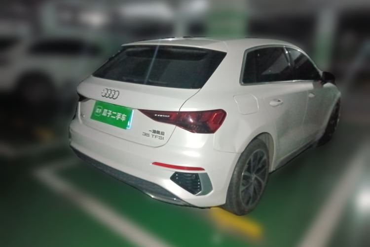 Used Audi A3 2021 Sportback 35 TFSI Advanced Sport Edition Rear Right 45 Deg