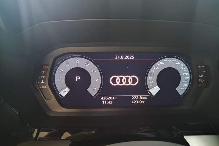 Used Audi A3 2022 A3L Limousine 35 TFSI RS Performance Package Odometer Close Up