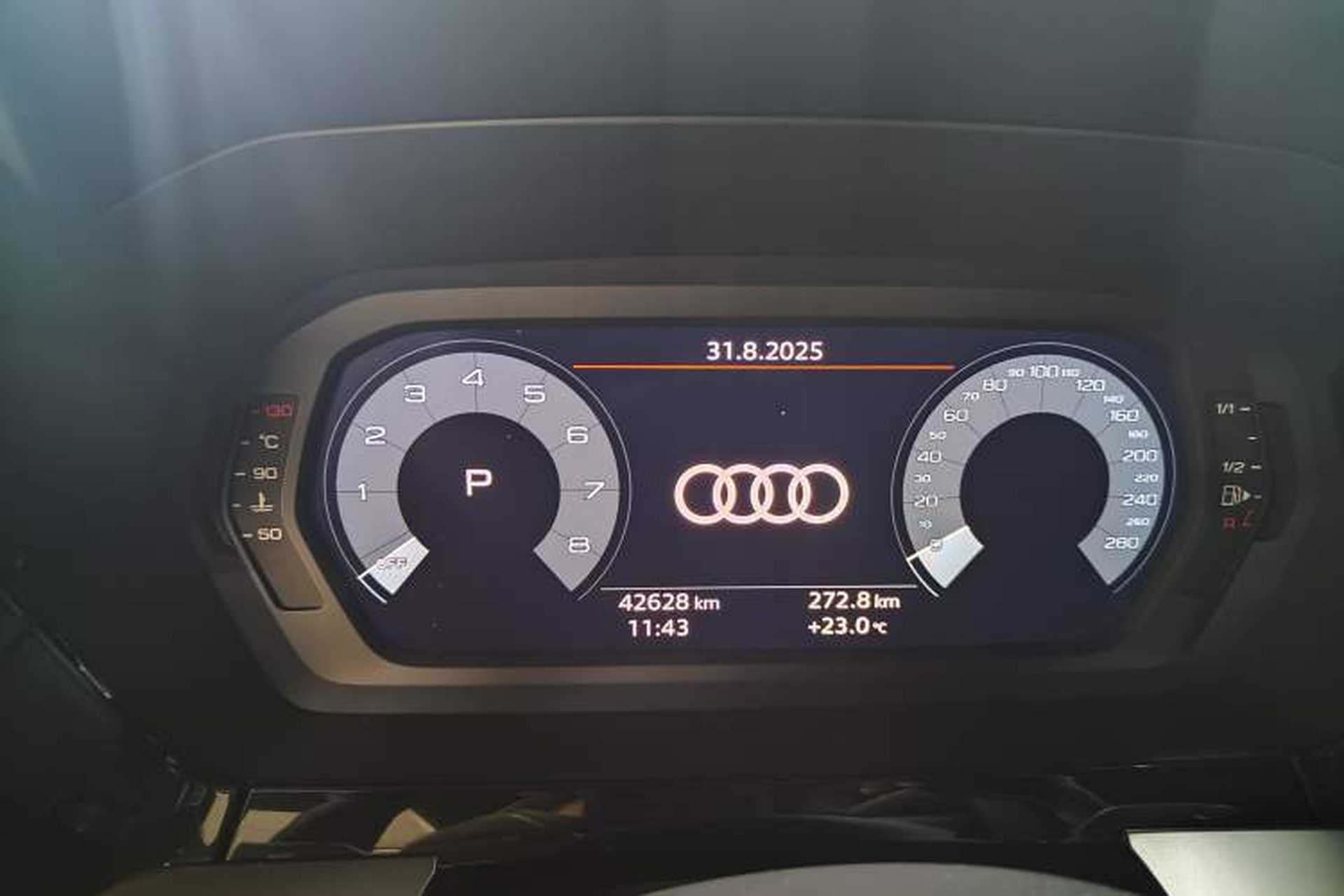 Used Audi A3 2022 A3L Limousine 35 TFSI RS Performance Package Odometer Close Up
