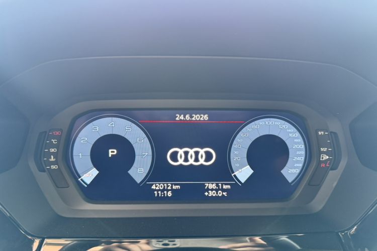 Used Audi A3 2022 Sportback 35 TFSI Fashionable Sports Model Odometer Close Up