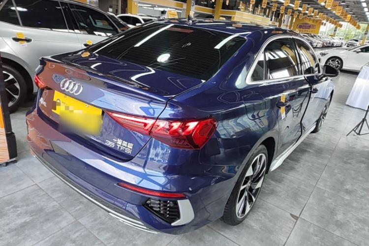 Used Audi A3 2022 A3L Limousine 35 TFSI Fashion Sport Model Rear Right 45 Deg