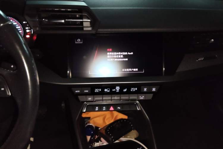 Used Audi A3 2022 A3L Limousine 35 TFSI Fashion Sport Model Audio And AC Panel