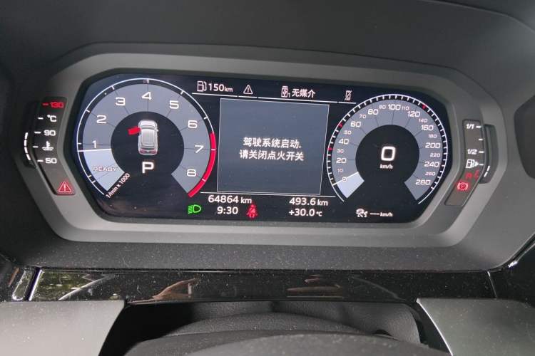 Used Audi A3 2022 Sportback 35 TFSI Fashionable Sports Model Odometer Close Up