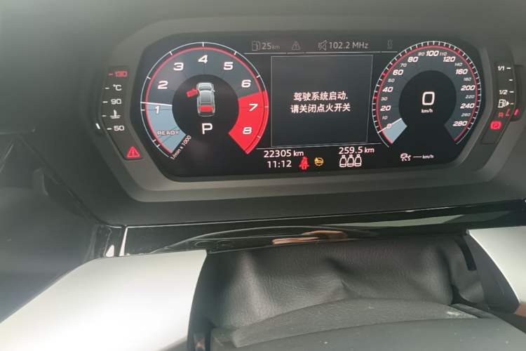Used Audi A3 2022 A3L Limousine 35 TFSI Fashion Sport Model Odometer Close Up