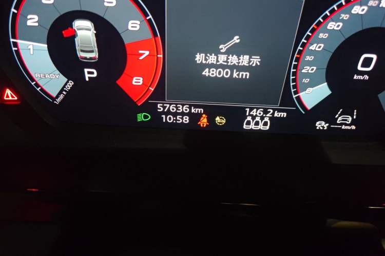 Used Audi A3 2022 A3L Limousine 35 TFSI RS Performance Package Odometer Close Up
