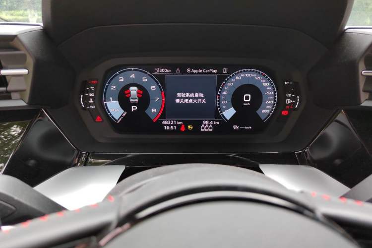 Used Audi A3 2022 A3L Limousine 35 TFSI RS Performance Package Odometer Close Up