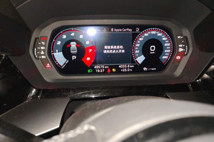 Used Audi A3 2022 A3L Limousine 35 TFSI Fashion Sport Model Odometer Close Up