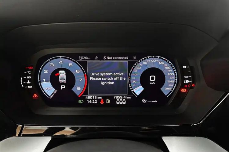 Used Audi A3 2022 A3L Limousine 35 TFSI Progressive Sport Edition Odometer Close Up