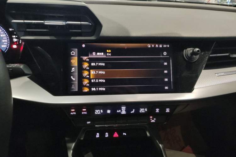 Used Audi A3 2022 Sportback 35 TFSI Fashionable Sports Model Audio And AC Panel