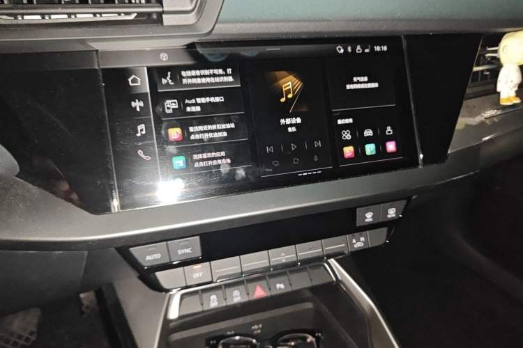 Used Audi A3 2022 A3L Limousine 35 TFSI Fashion Sport Model Audio And AC Panel