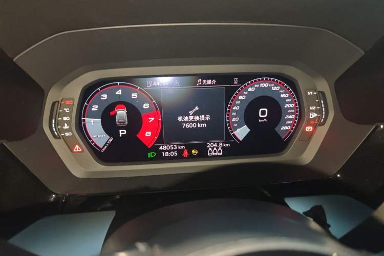 Used Audi A3 2022 Sportback 35 TFSI Fashionable Sports Model Instrument Cluster