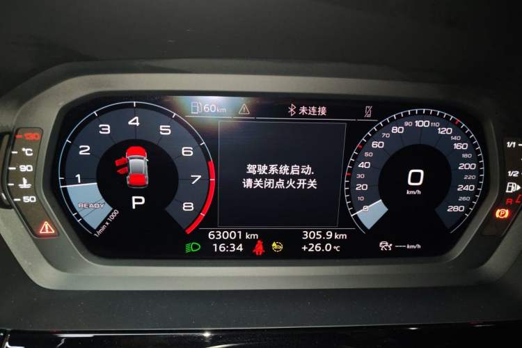 Used Audi A3 2022 Sportback 35 TFSI Fashionable Sports Model Odometer Close Up