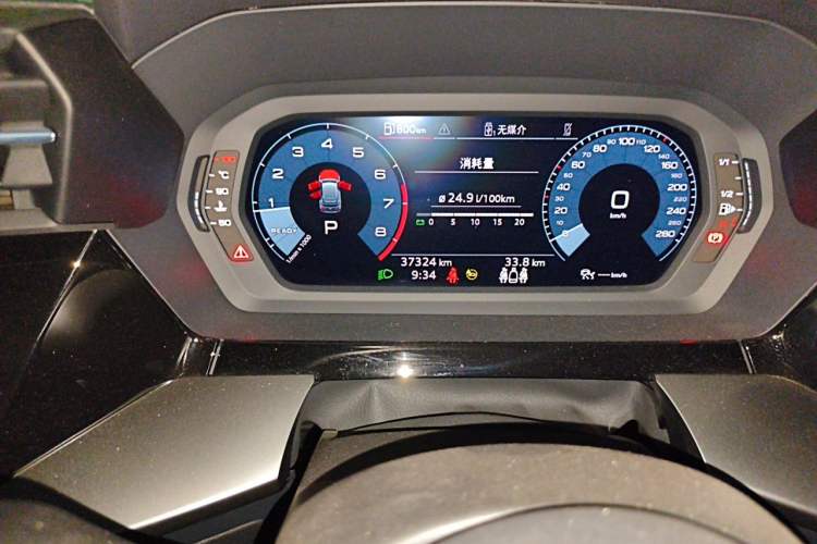 Used Audi A3 2022 Sportback 35 TFSI Fashionable Sports Model Odometer Close Up