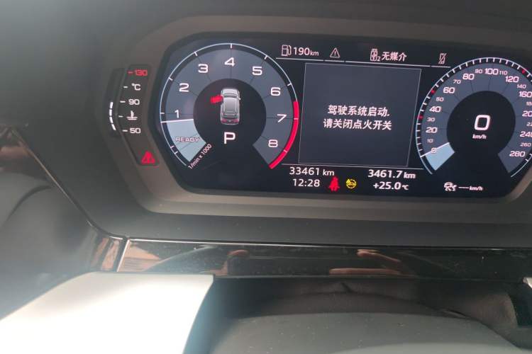 Used Audi A3 2022 Sportback 35 TFSI Fashionable Sports Model Odometer Close Up