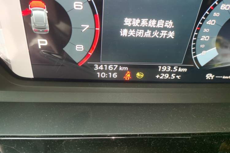 Used Audi A3 2022 Sportback 35 TFSI Fashionable Sports Model Odometer Close Up