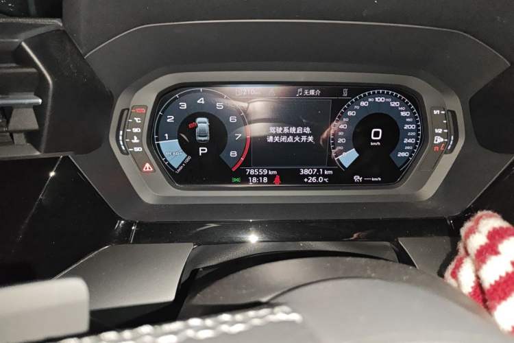 Used Audi A3 2022 A3L Limousine 35 TFSI Fashion Sport Model Odometer Close Up