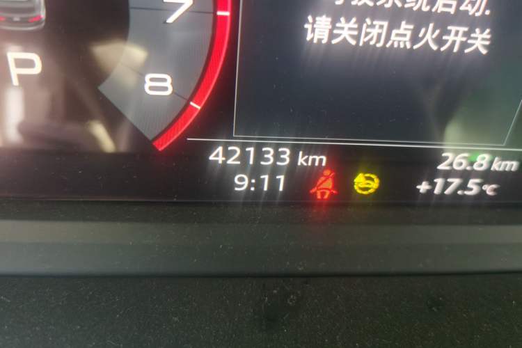 Used Audi A3 2022 Sportback 35 TFSI Fashionable Sports Model Odometer Close Up