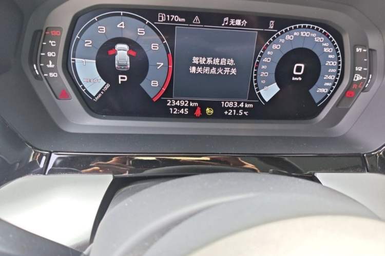 Used Audi A3 2022 Sportback 35 TFSI Fashionable Sports Model Odometer Close Up