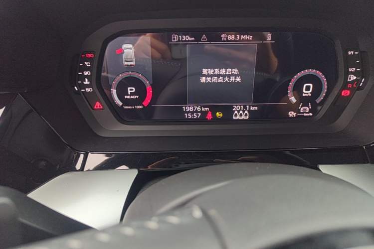 Used Audi A3 2022 A3L Limousine 35 TFSI Fashion Sport Model Odometer Close Up