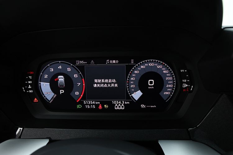 Used Audi A3 2022 Sportback 35 TFSI Fashionable Sports Model Odometer Close Up