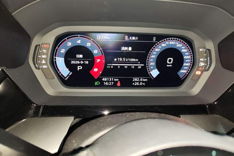 Used Audi A3 2022 Sportback 35 TFSI Fashionable Sports Model Odometer Close Up