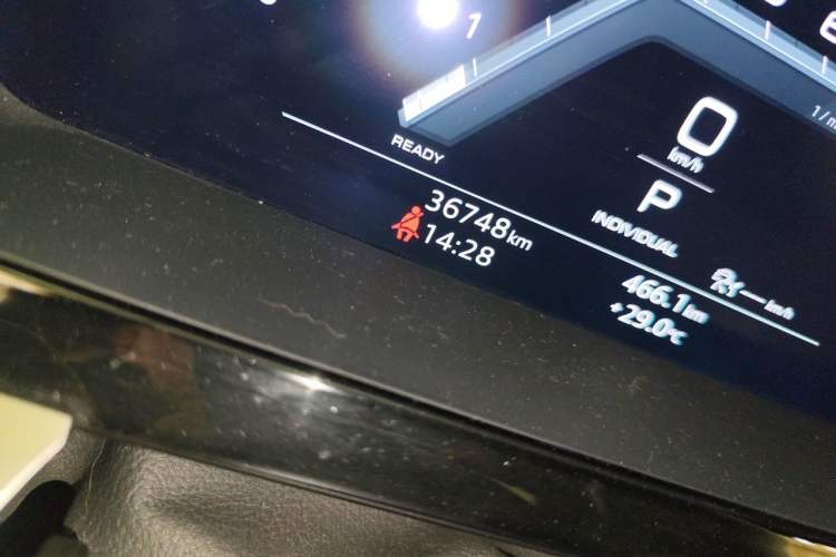 Used Audi A3 2022 Sportback 35 TFSI Luxury Sports Model Odometer Close Up