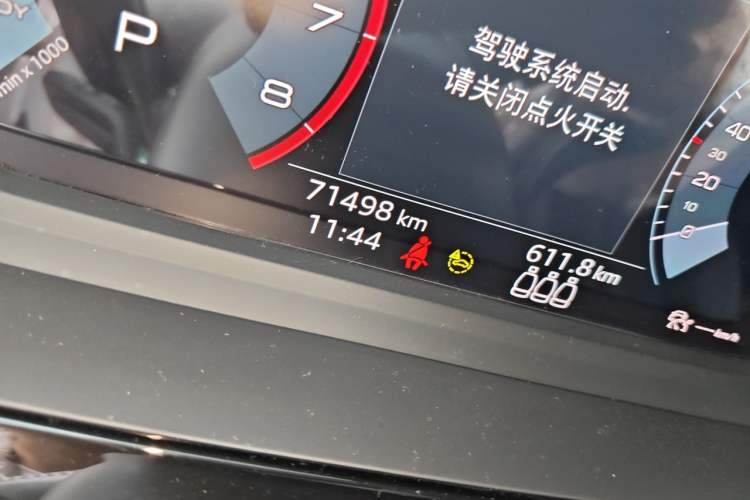 Used Audi A3 2022 Sportback 35 TFSI Fashionable Sports Model Odometer Close Up