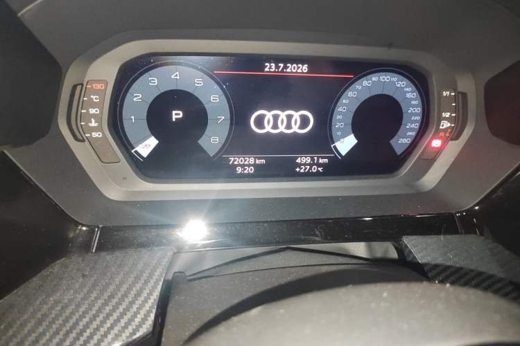 Used Audi A3 2022 A3L Limousine 35 TFSI Progressive Sport Edition Odometer Close Up