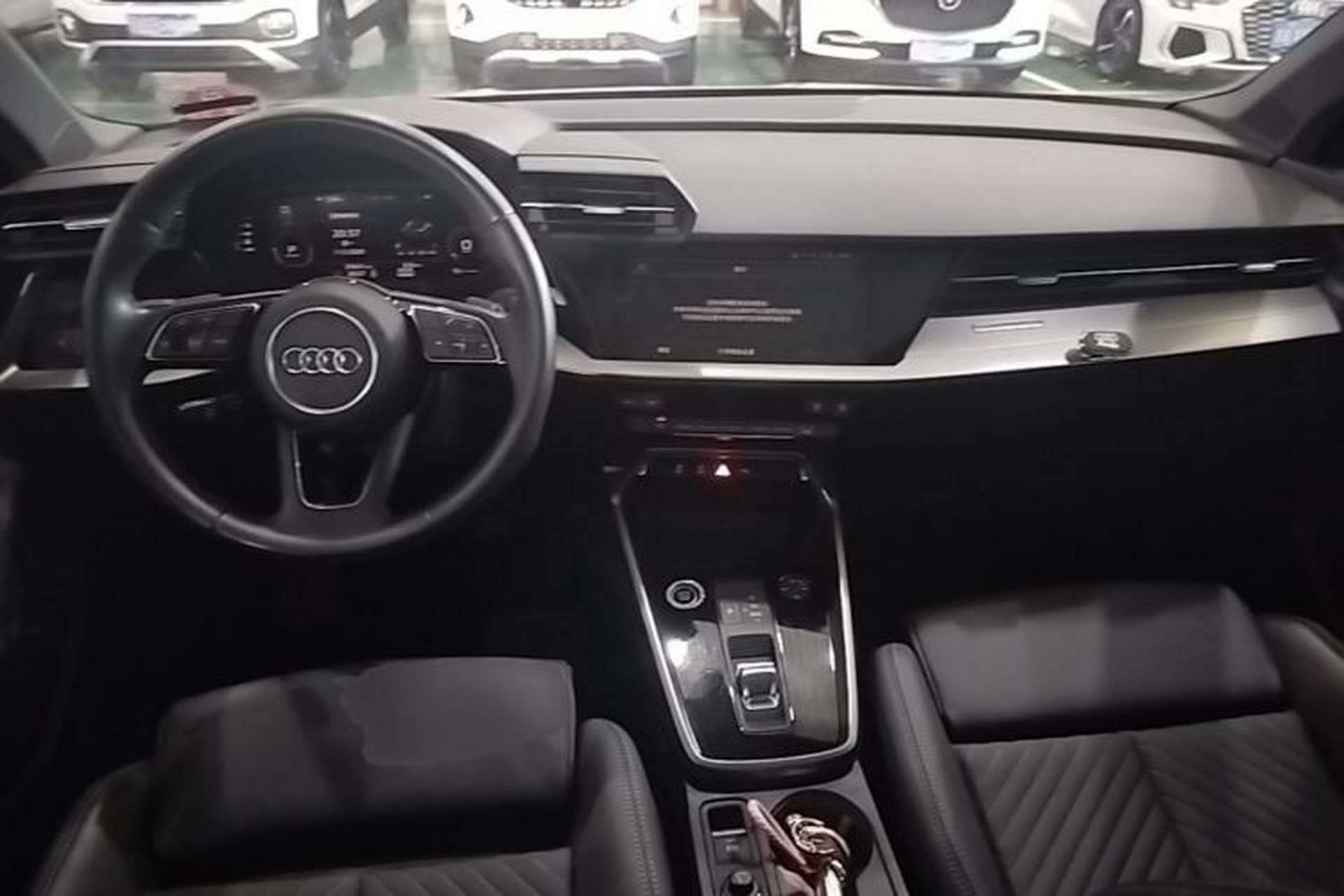 Used Audi A3 2022 A3L Limousine 35 TFSI Fashionable and Elegant Model Center Console