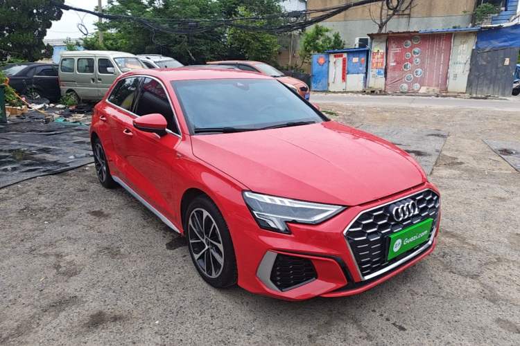 Used Audi A3 2022 Sportback 35 TFSI Ambition Sport Edition Front Right 45 Deg