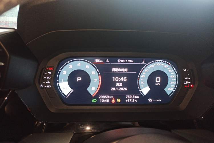 Used Audi A3 2022 Sportback 35 TFSI Fashionable Sports Model Instrument Cluster