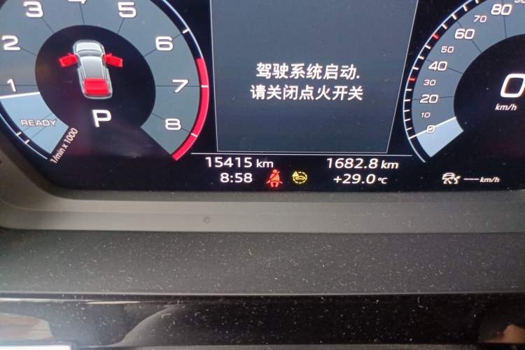 Used Audi A3 2022 Sportback 35 TFSI Fashionable Sports Model Odometer Close Up