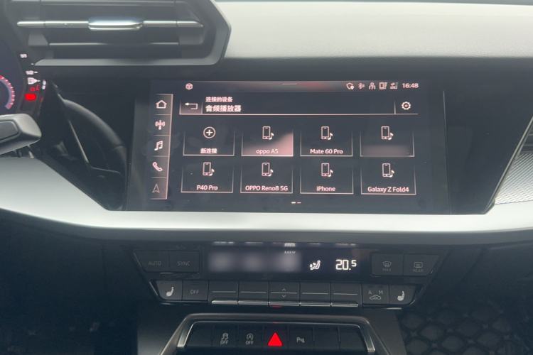 Used Audi A3 2022 Sportback 35 TFSI Fashionable Sports Model Audio And AC Panel
