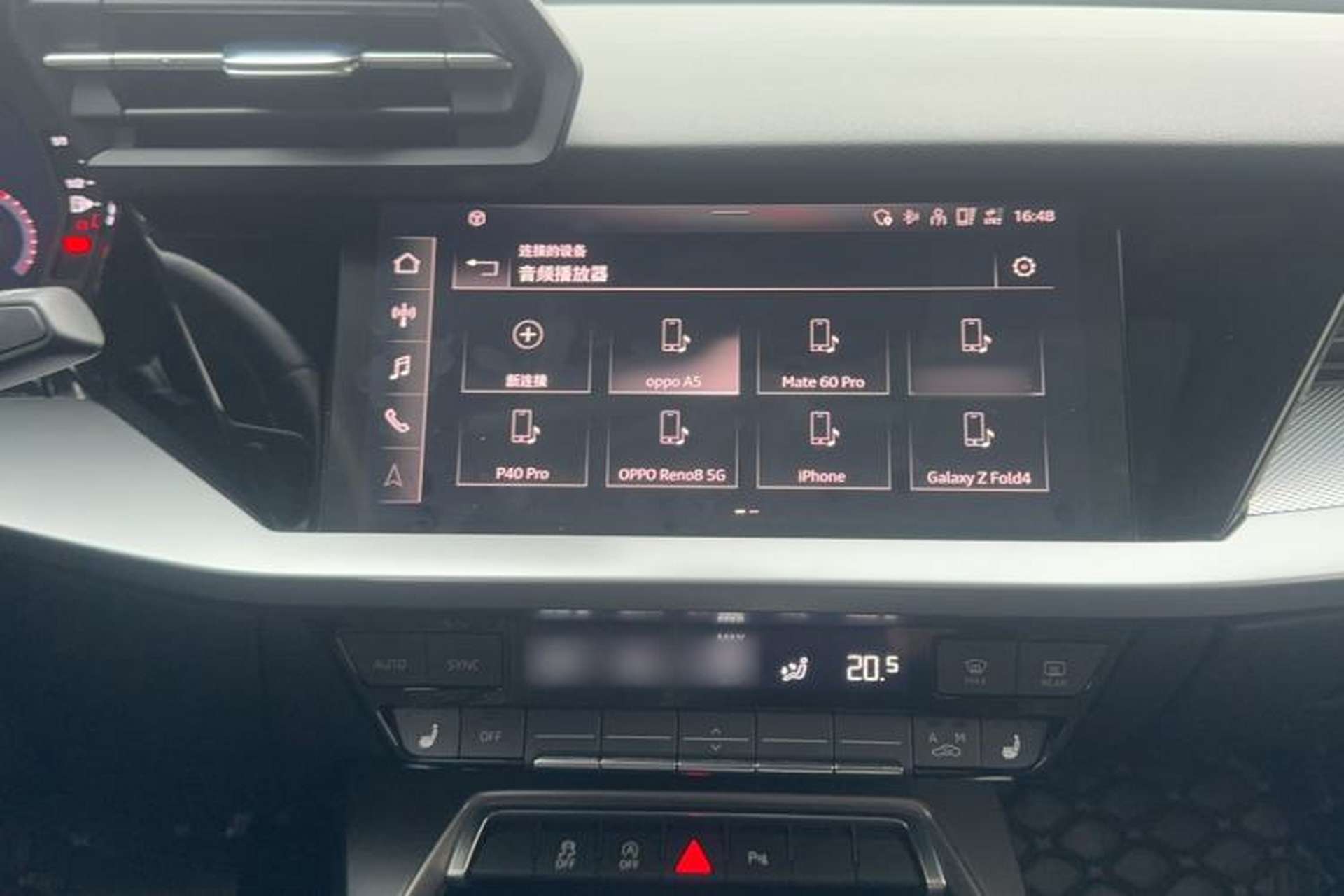 Used Audi A3 2022 Sportback 35 TFSI Fashionable Sports Model Audio And AC Panel